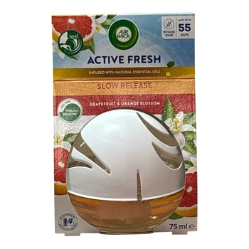 Ароматическая декофера Air Wick Active Fresh Deco Sphere, аромат Грейпфрут и Апельсиновый цвет, 75 мл