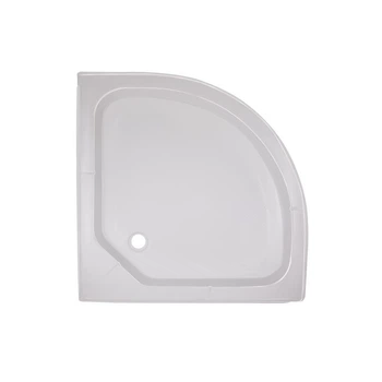 Душевой поддон Lidz 80x80x14 полукруглый низкий