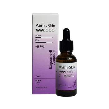 Ампульная сыворотка WATI FOR SKIN для лица PDRN Zinc Biome Exosome-B балансирующая 30мл