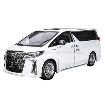 Chiyuchewan 1:18 масштаб Toyota Alphard MPV сплав лита модель автомобіля електричні двері іграшкова модель автомобіля подарунок для хлопчиків