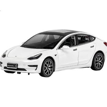 Модель автомобіля Heimanba Tesla Model S, масштаб 1/24, біла, колекційна