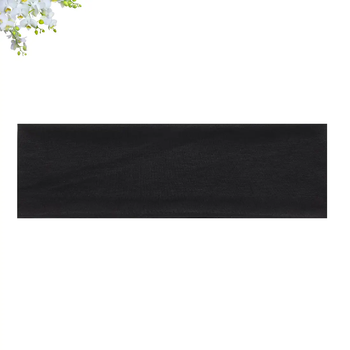 Пов'язка на голову чорна Korona Sport Black 24х8 см французький трикотаж