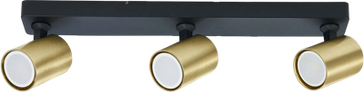 Reflektor punktowy Light Prestige Snow Złocisty (LP-731/3W GD)