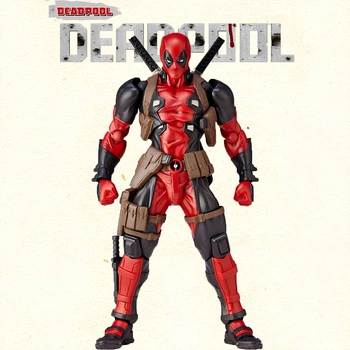 Подвижная фигурка DeadPool 15 см с аксессуарами, коллекционная фигурка Marvel