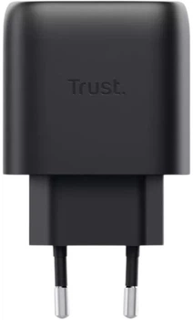 Ładowarka Trust Maxo 25521 USB-C 45W GaN Czarna (8713439255218)