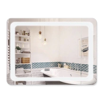 Дзеркало для ванної кімнати Qtap Mideya 800x600 DC-F908 з LED-підсвічуванням та антизапотіванням (QT2078F908W)