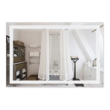 Дзеркало для ванної кімнати Qtap Mideya 1200x800 DC-F613 з LED-підсвічуванням та антизапотіванням (QT2078F613W)