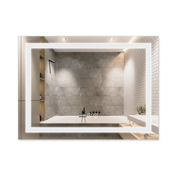 Дзеркало для ванної кімнати Qtap Mideya 800x600 DC-F904 з LED-підсвічуванням та антизапотіванням (QT2078F904W)