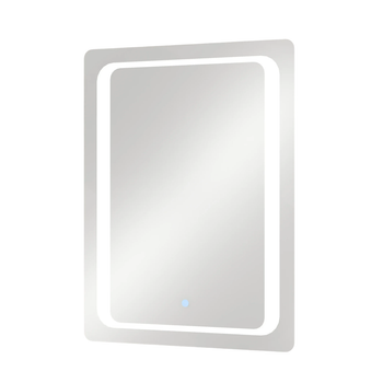 Дзеркало для ванної кімнати Van Mebles LED 2 800x600 прямокутне, з фронтальною LED-підствідкою