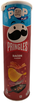 Чіпси Pringles зі смаком Бекон Bacon Flavour 165 г