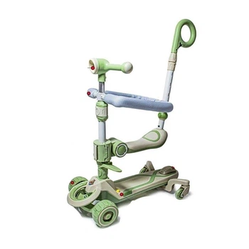 Самокат 5 в 1 Smart Зеленый N-388_Green