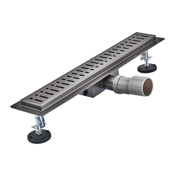 Трап для душевой кабины 500 мм Koer Fd35-70×500 Graphite с сухим и мокрым затвором AC0657