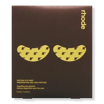 Патчі для шкіри навколо очей RHODE Peptide Eye Prep Brown 6 пар з пептидами для зволоження та свіжого погляду