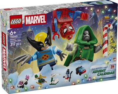 Конструктор Lego Super Heroes Новогодний календарь Лего Супер Герои 2026 года 76340
