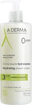 Крем-гель для душу A-Derma Hydrating 3 в 1 для атопічної шкіри 500 мл (3282770396560)