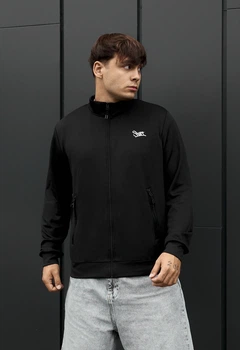 Олімпійка Чоловіча Стаф Чорна З Логотипом Спортивна Кофта Staff Ja Logo Black XXL (402661)