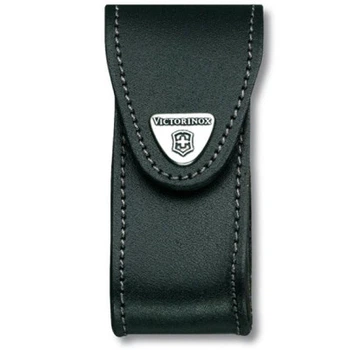 Чохол на пояс Victorinox 84-91мм шкір.чорн на липучці 2-4 шари у подар.упак.