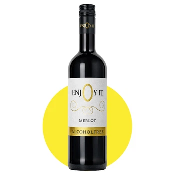 Напиток безалкогольный винный Енджой Ит Мерло/EnjOy it Merlot красный, 0,75 л, 0,5%