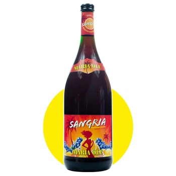 Напиток винный Сангрия Мария/Sangria Maria красный сладкий, 1,5 л, 7%