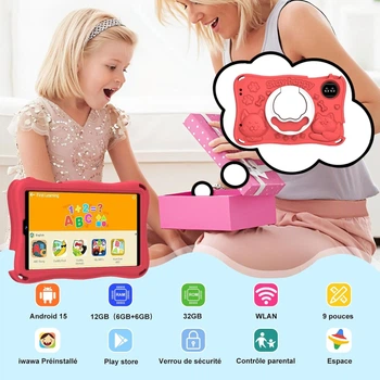 Дитячий планшет 9" SUAAT S11 6+6/32Gb 8 ядер Android 15 5000 mAh