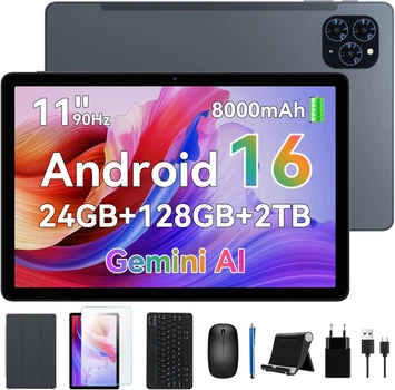 Планшет 11" Kingrid T90 8+16/128GB 8 ядер Android 16 Wi-Fi 8000 mAh - Уцінка