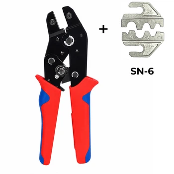 Комплект обжимного инструмента SN-6 0,5-6 мм.кв 20-10 AWG [(A4)SN-6-k] (кримпер) TACTIX