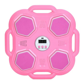 Настенный боксерский тренажер-мишень MS 4651(Pink) 2 боксерские перчатки