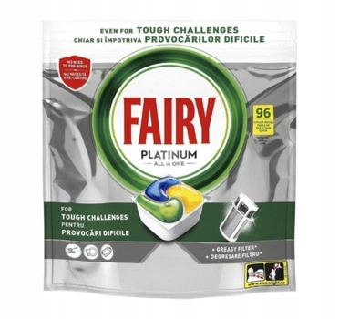 Капсули для посудомийних машин Fairy Platinum Plus Все-в-1 96 шт.