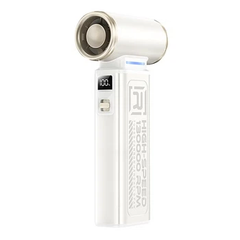 Портативний турбовентилятор REMAX High-Speed 130000 RPM Turbo Cannon Handheld Fan RS-SF19 White (6954851255550)