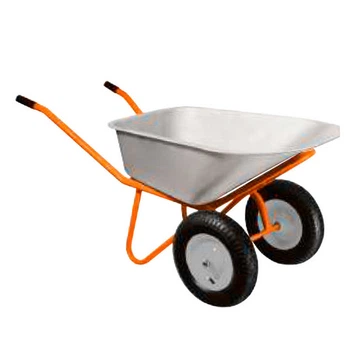 Тачка будівельна двоколісний Flora 100л 320кг колесо 15" (5056714)