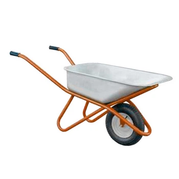 Тачка будівельна одноколісна Flora 90л 200кг колесо 15" (5056464)