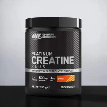 Креатин Optimum Nutrition Platinum Creatine Plus Orange с витаминами и электролитами 350 г
