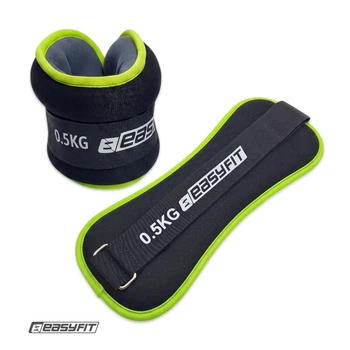 Утяжелители EasyFit Comfort 0,5 кг для ног и рук с металлом (пара) 4879204
