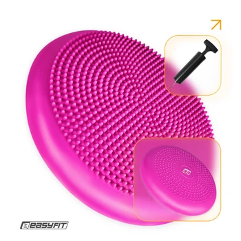Балансувальна подушка масажна EasyFit Balance Cushion-A рожева + насос 5265066