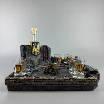 Сувенірний мінібар з моделлю гаубиці 2С22 Богдана-Б (11669)
