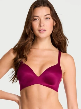 Бюстгальтер с Push-up с косточками бесшовный Victoria's Secret 73705861 38C Розовый (1161627195)