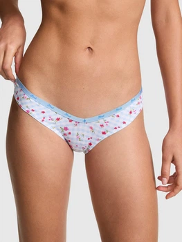 Трусики бикини женские хлопковые Victoria's Secret 381362779 M Голубые (1161570967)