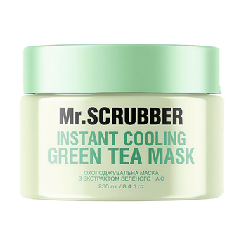 Охолоджувальна маска для обличчя Instant Cooling Green Tea Mask з екстрактом зеленого чаю Mr.Scrubber