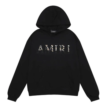 Мужское худи Amiri Черный Размер S (ARI017)