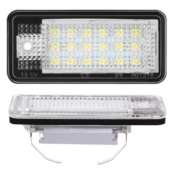 Подсветка номера LED для AUDI (Ауди) A3 A4 A6 A8 Q7 8E0807430A, 8E0943021B фонарь подсветки номера 1 штука