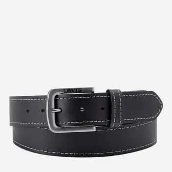 Ремень мужской из натуральной кожи Levi's 424323988 44 (129 см) Черный (1161588127)