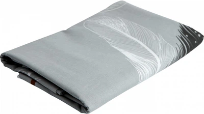 Простирадло Moon&Star Graphite Feather Бязь Gold Люкс 150х220 см (MS-860000509)