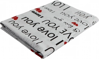 Простирадло Moon&Star Love You White Бязь Gold Люкс 150х220 см (MS-860000581)