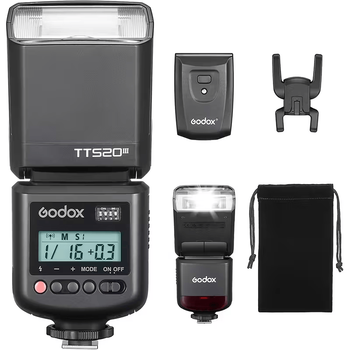 Накамерний спалах Godox TT520 III для Canon, Nikon, Sony