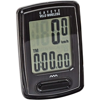 Велокомпьютер CATEYE Velo Wireless CC-VT, 10 сантиметров, черный