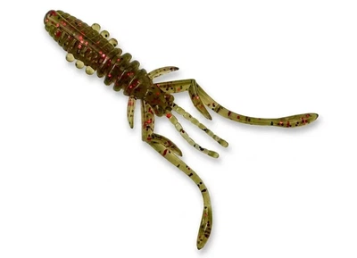 Силиконовая приманка FishUp Karida 2" (7pcs.), #045 - Green Pumpkin/Red & Black,10132121