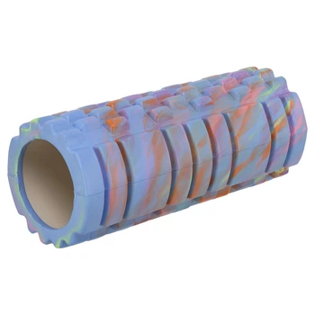 Массажный ролик для рук и ног роллер Grid Combi Roller Zelart 4940 размер 33x14см Blue-Multicolor