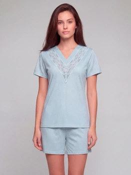 Піжама жіноча roksana 1956/16328 XL блакитний