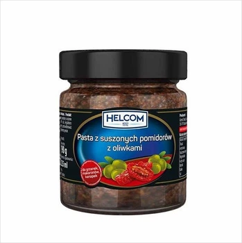 Паста Helcom Pasta z suszonych pomidorow z oliwkami 190 г