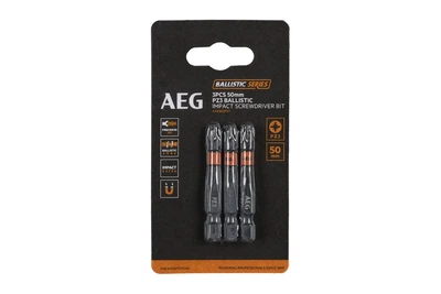 Бита ударная AEG AAK502PZ3, PZ3, 50мм (3шт)